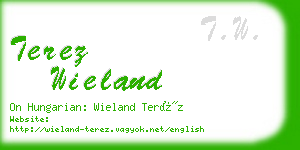 terez wieland business card